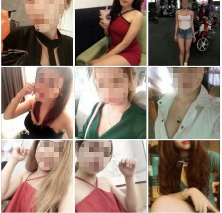 Фотографии работников секс бизнеса которым руководил Trinh Van Chuong. Фото: Департамента полиции в Хошимине