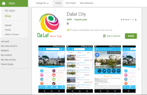 мобильное приложение для туристов "Dalat City"